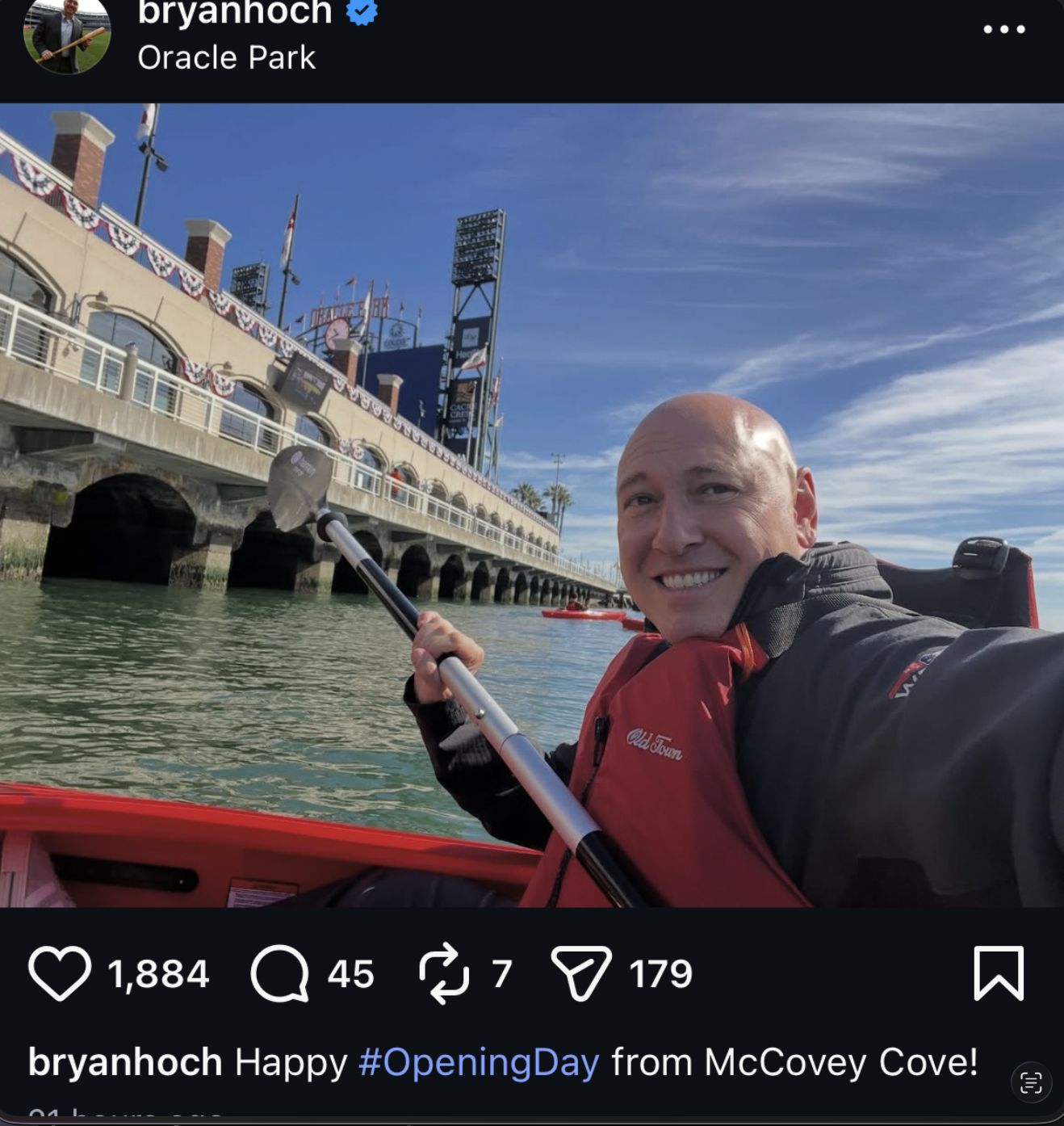 Bryan Hoch 4 - Instagram Post